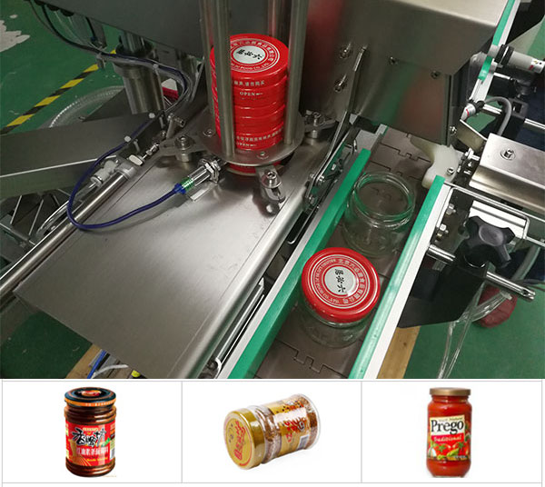 玻璃瓶罐頭真空旋蓋機