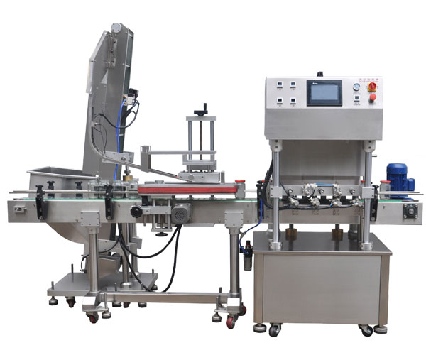 真空旋蓋機設備-全自動真空旋蓋機設備生產線